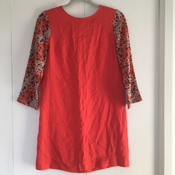 SOLD Club Monaco Orange Shift Dress - Picture 3 of 7